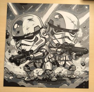 Cuadro 3D Hueforge Stormtrooper Star Wars