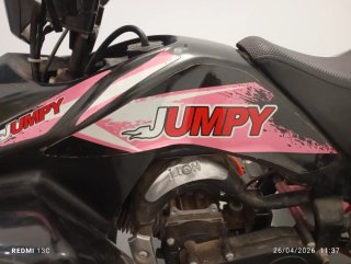 Mini Quad 49cc Jumpy Nitro Negro/Rosa