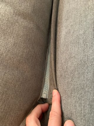 Bellissimo divano 4 posti Cuborosso grigio tessuto