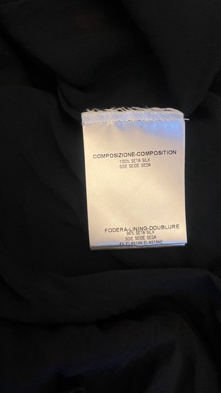 Abito Gucci Vintage Seta Arancione Nero