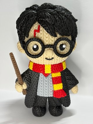 Muñeco tejido estilo Harry Potter