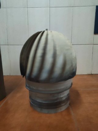 Sombrero de chimenea para tubos de 250 cm.