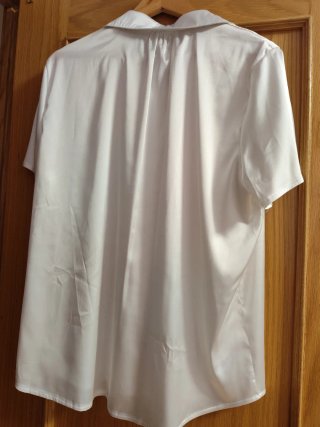 Camisa blanca raso XL