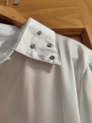 Camisa blanca raso XL
