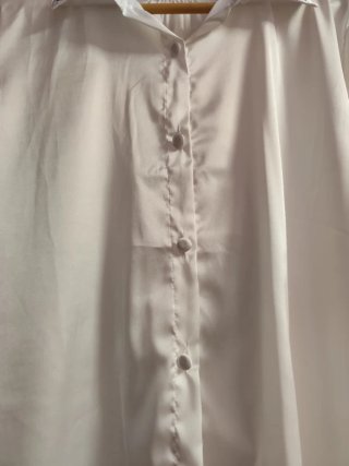 Camisa blanca raso XL