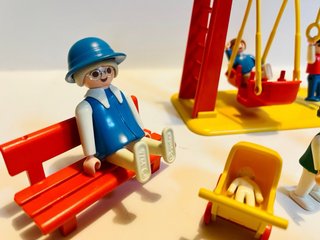 Pack PLAYMOBIL 3416 y 3552 Parque Infantil años 80