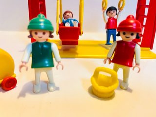 Pack PLAYMOBIL 3416 y 3552 Parque Infantil años 80