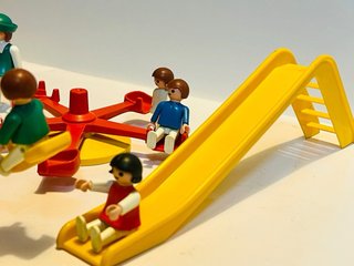 Pack PLAYMOBIL 3416 y 3552 Parque Infantil años 80