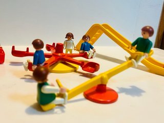 Pack PLAYMOBIL 3416 y 3552 Parque Infantil años 80