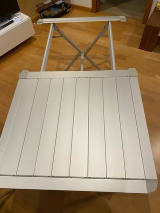 Mesa plegable de aluminio para camping