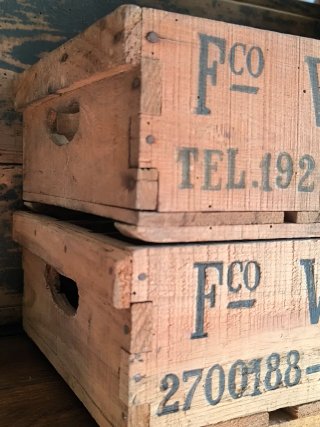 Lote 2 cajas antiguas de madera para L
