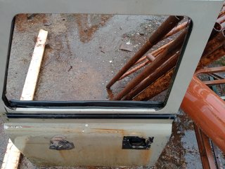 Puertas Land Rover Santana con cerradura