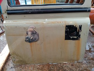 Puertas Land Rover Santana con cerradura