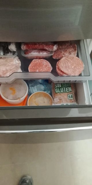 Nevera combi gris