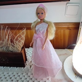 Barbie Linda Vestido Rosa