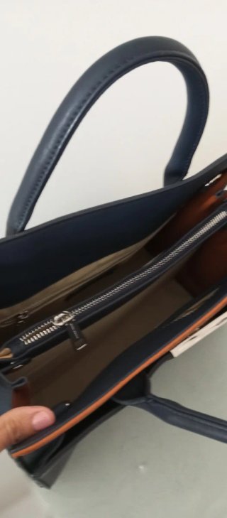 Bolso Gloria Ortiz azul y marrón