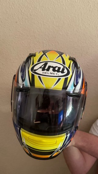 Casco Moto Arai Diseño Llamas talla XS