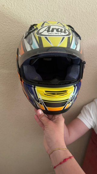 Casco Moto Arai Diseño Llamas talla XS