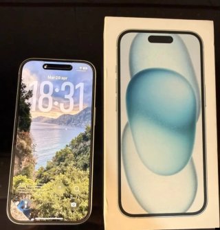 iPhone 15 Argento/Bianco