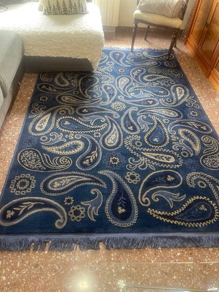 Alfombra Vilsund IKEA 160x230cm Azul