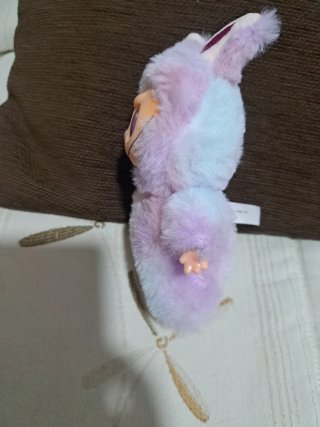 Muñeco Labubu rosa, morado y azul