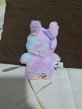 Muñeco Labubu rosa, morado y azul