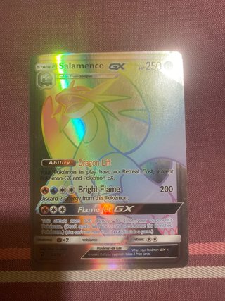 Lote 9 Cartas Pokémon GX Rainbow Rare