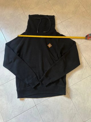 Sudadera cuello alto negra Jack & Jones Originals