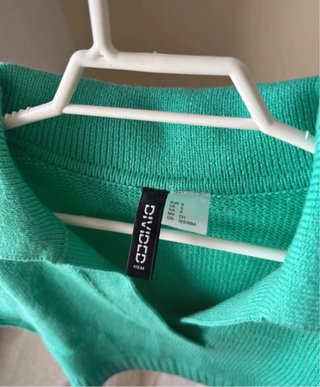 Chaleco H&M Verde Talla S