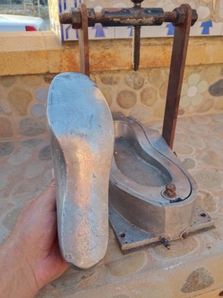 Máquina zapatero industrial antigua años 1940/50