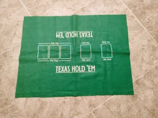 Set de Póker Texas Hold'em con Fichas y Tapete