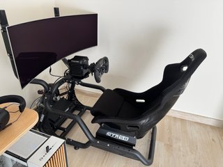 Cockpit Sim Racing Fanatec + Samsung G9
