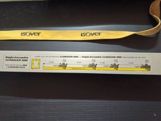 Regla Escuadra Climaver Conductos Aire