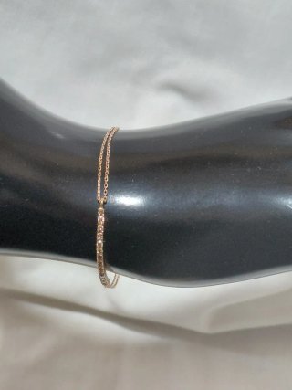 Pulsera Oro 14k Diamantes Naturales