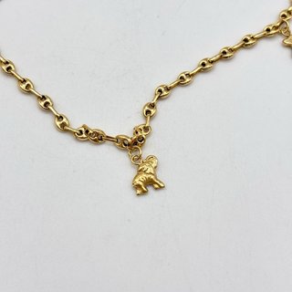 Tobillera pulsera de oro 18kt