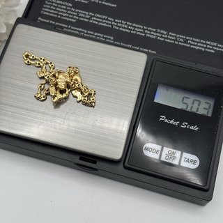 Tobillera pulsera de oro 18kt