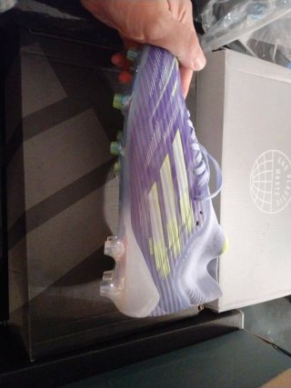 Zapatillas Adidas Fútbol Morado/Amarillo