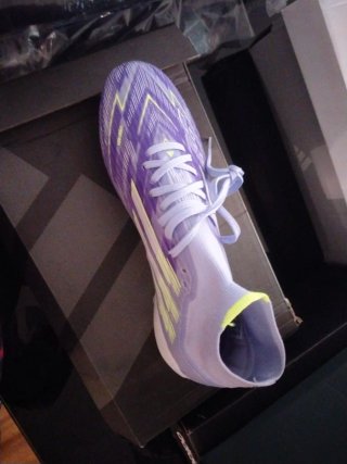 Zapatillas Adidas Fútbol Morado/Amarillo