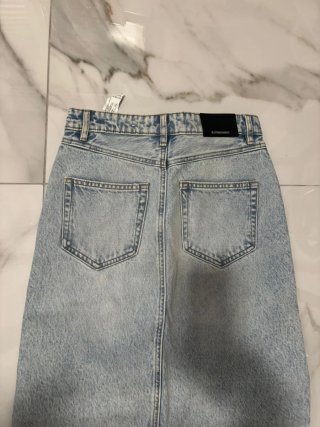 Falda vaquera larga Stradivarius Talla S