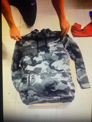 Sudadera Nike Camuflaje Gris