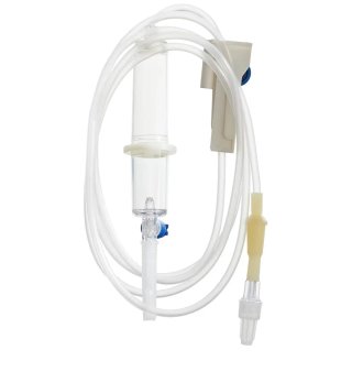 Equipo de infusión IV estéril