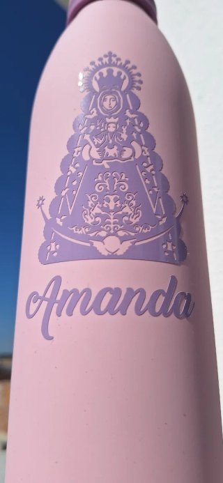 Botella personalizada con nombre