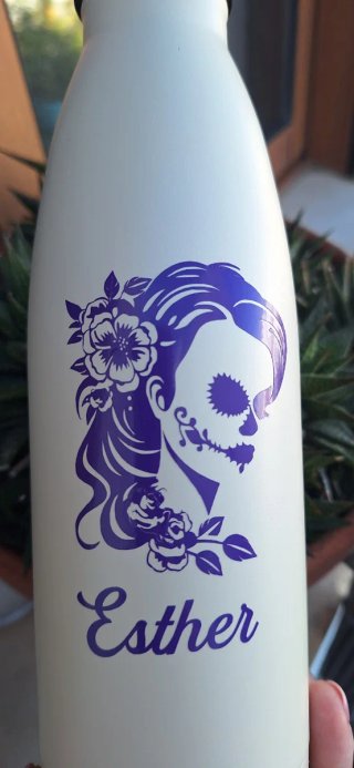 Botella personalizada con nombre