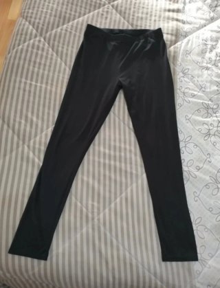 Leggings largos negros Gusta, talla L
