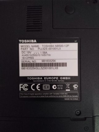 Portátil Toshiba 2.0