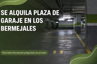ALQUILER PLAZA GARAJE!!