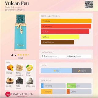 Perfume Vulcan Feu