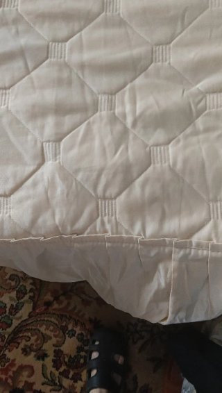 Colcha cama de 1.35.  Colcha edredón beige