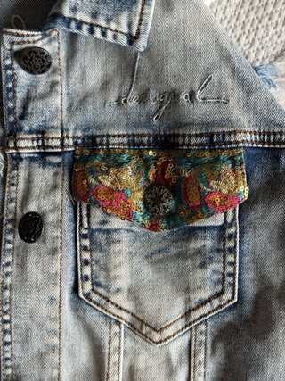 Chaqueta Desigual Denim Multicolor Talla S