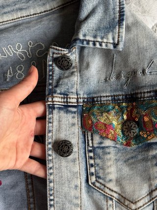 Chaqueta Desigual Denim Multicolor Talla S